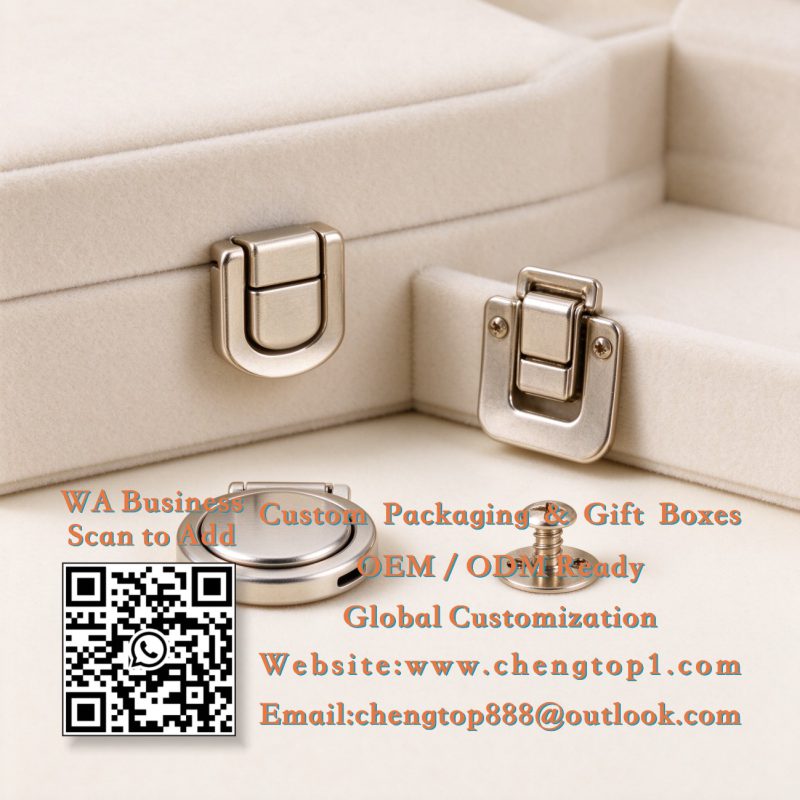 Jewelry Box Hardware & Branding: The Details That Make It Premium - Jewelry Boxes - ChengTop Packaging & Printing...