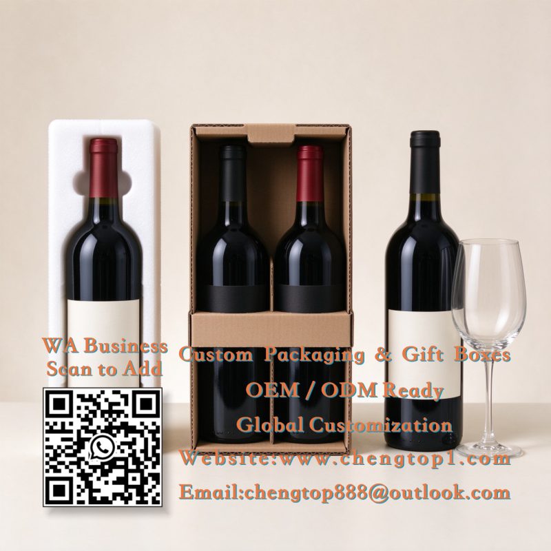 Wine Box Inserts: Protecting Bottles, Glasses & Gifts - Wine & Spirits Boxes - ChengTop Packaging & Printing ...