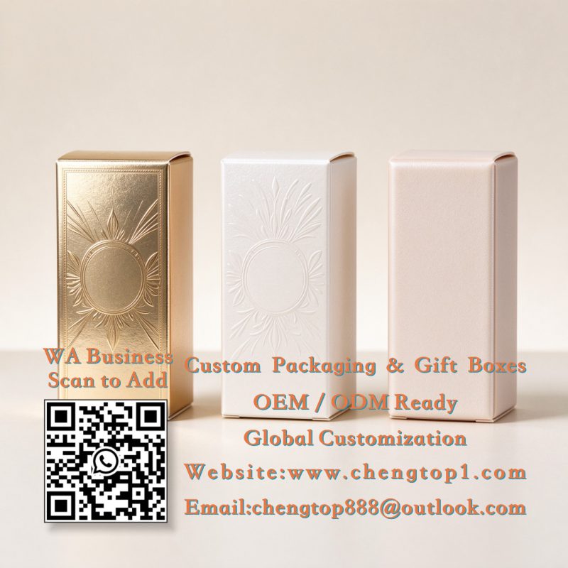 Cosmetic Box Finishes: Foil Stamping, Embossing & Soft-Touch Explained - Cosmetic Boxes - ChengTop Packaging & Pr...
