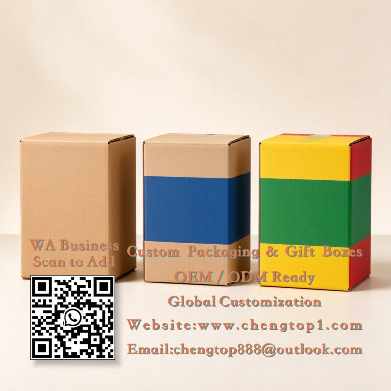 Corrugated Box Printing: Plain, One-Color & Full-Color Options - Corrugated Boxes - ChengTop Packaging & Printing...