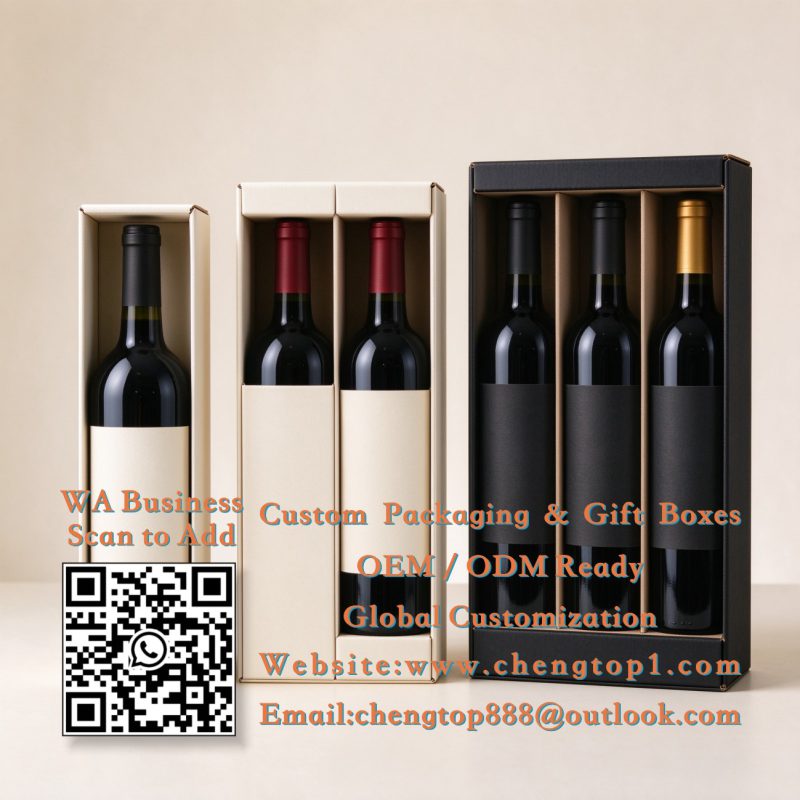 Wine Box Sizes: Single, Double & Triple Bottle Compared - Wine & Spirits Boxes - ChengTop Packaging & Printin...