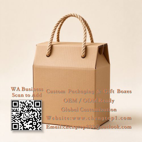 Corrugated Box Handles: Die-Cut, Rope & Plastic Compared - Corrugated Boxes - ChengTop Packaging & Printing ﻿ ﻿