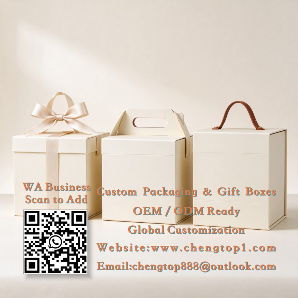 Rigid Gift Box Handles: Ribbon, Die-Cut & Leather Strap Compared</trp-pos...
