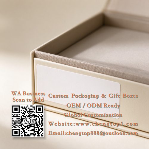 Rigid Gift Box Labels: Printed Barcode, Blank Panel & Hang Tag Compared - Rigid & Gift Boxes - ChengTop Packaging...