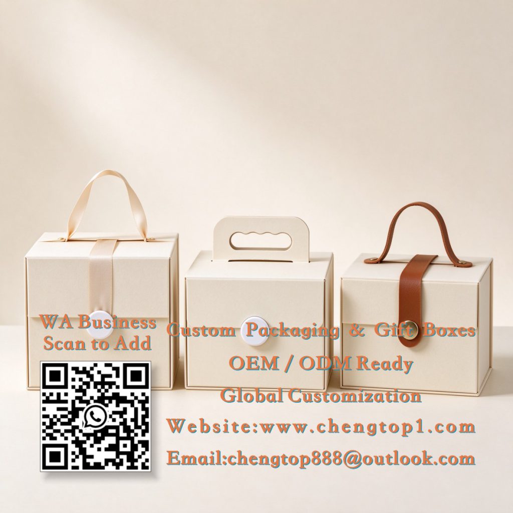 Magnetic Folding Box Handles: Ribbon, Die-Cut & Leather Strap Compared</t...