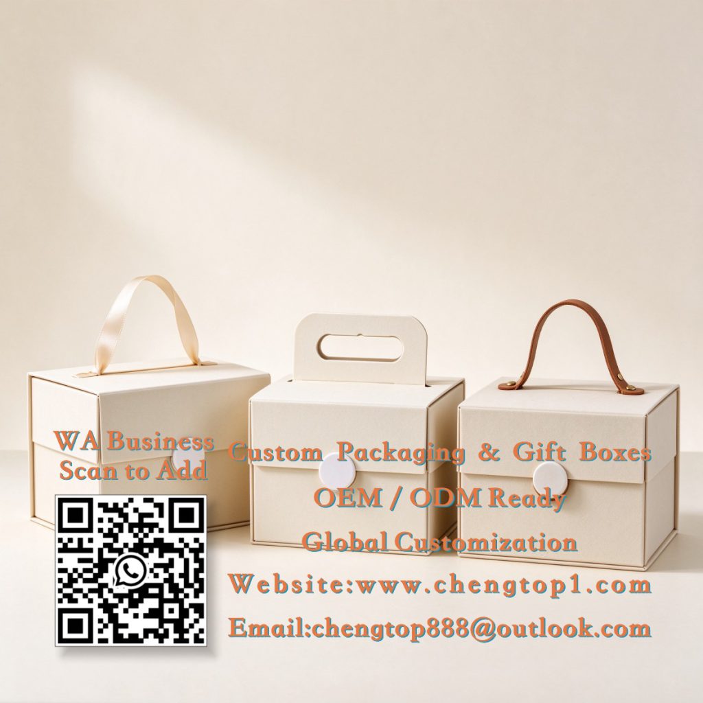 Magnetic Folding Box Handles: Ribbon, Die-Cut & Leather Strap Compared</t...