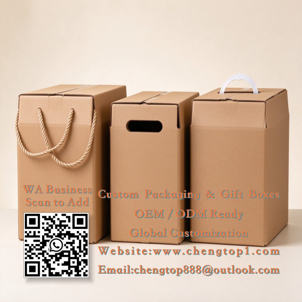 Retail Carton Handles: Rope, Die-Cut & Plastic Handle Compared - Cartons & Retail - ChengTop Packaging & Prin...