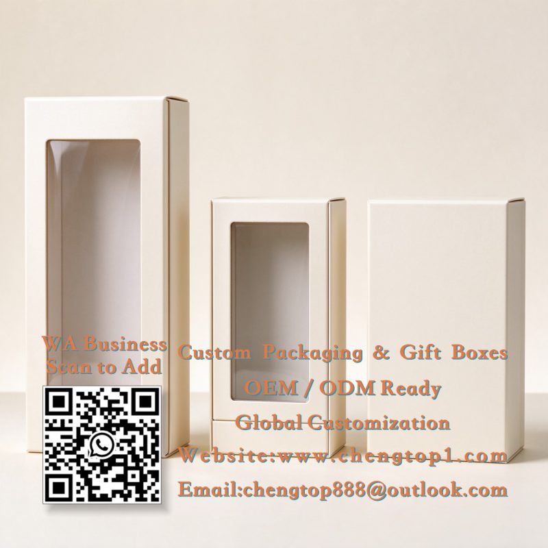 Rigid Box Windows: Full Window, Partial Window & No Window Compared - Custom Rigid Boxes - ChengTop Packaging & P...