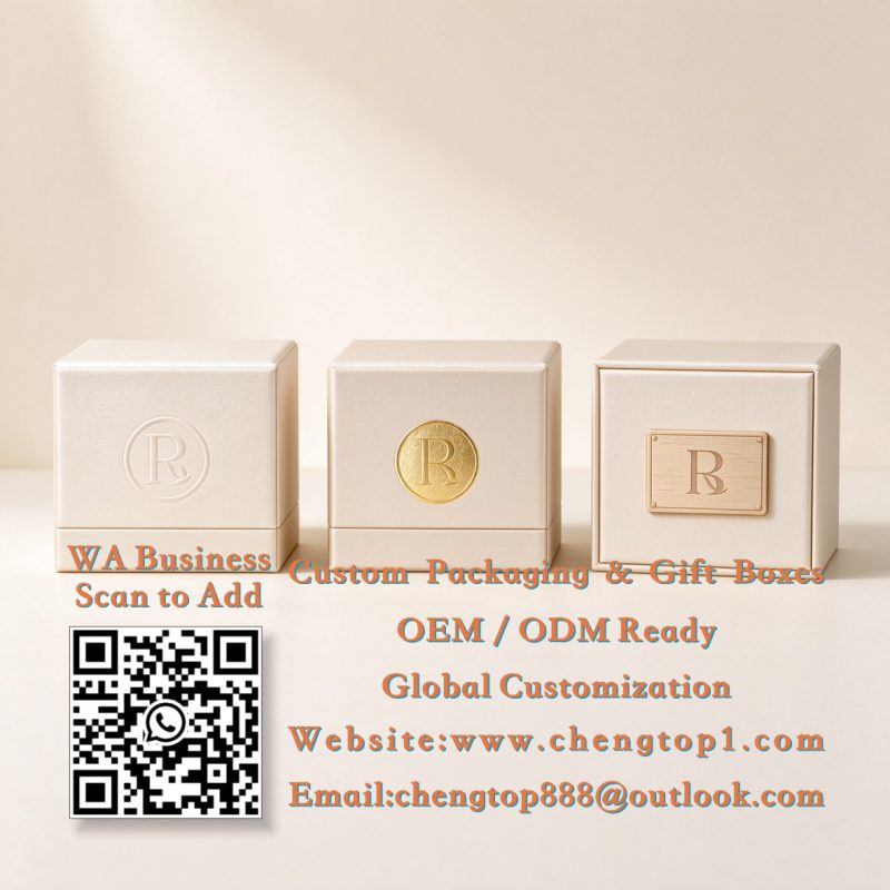 Jewelry Box Logo Decoration: Embossed, Foil Stamped & Engraved Plaque Com...