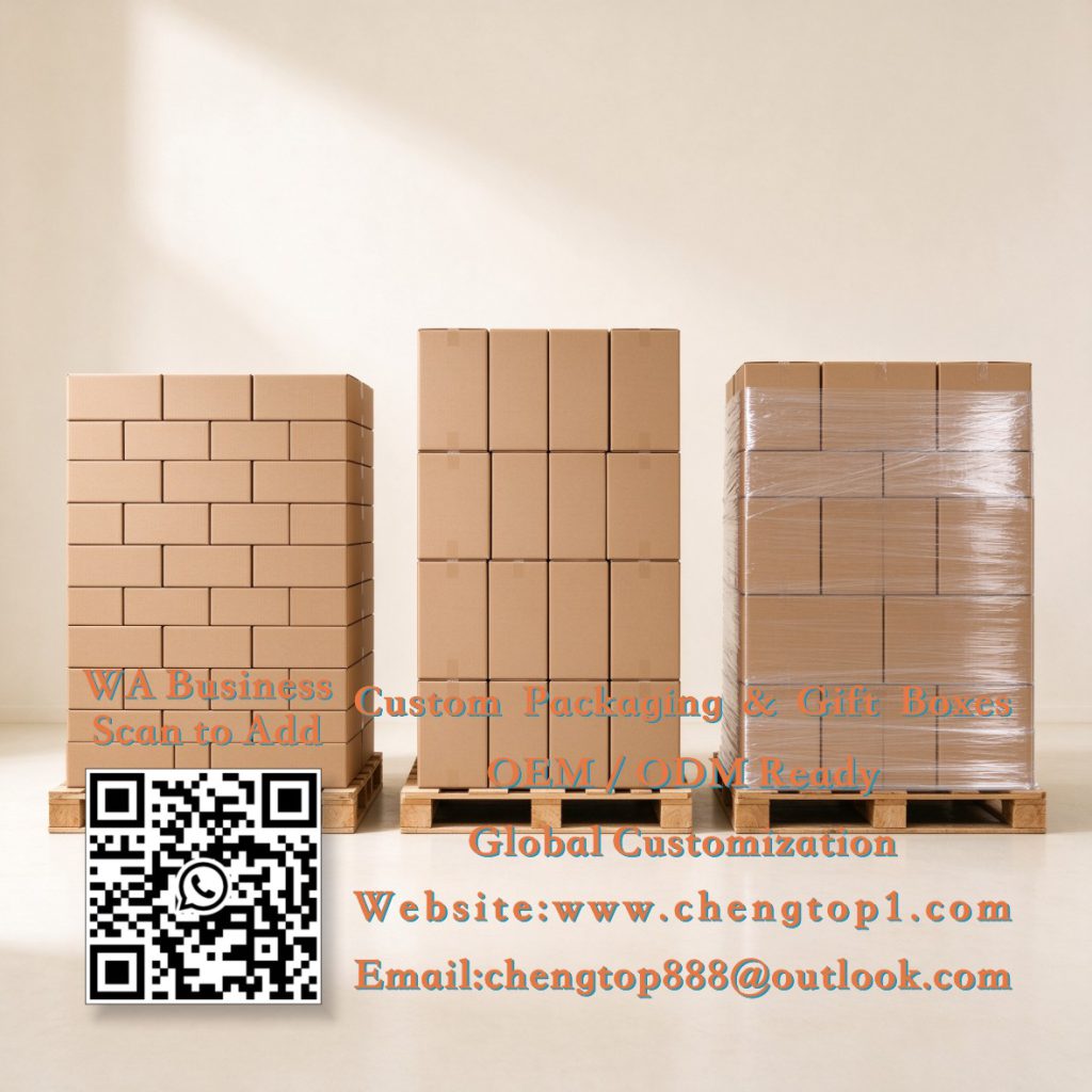 Corrugated Box Palletization: Stack Patterns, Stretch Wrap & Loading Tips - Corrugated Boxes - ChengTop Packaging &am...