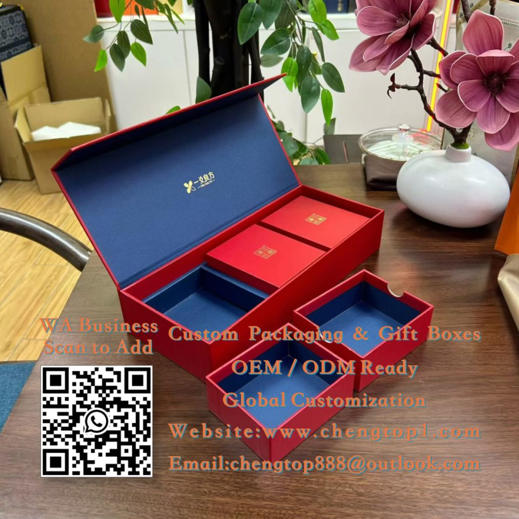 Multi-Compartment Gift Boxes: Packaging Sets with Sub-Boxes Inside - Rigid & Gift Boxes - ChengTop Packaging & Pri...