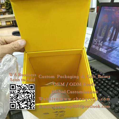 Single Bottle Liquor Boxes: Flip-Top Packaging for Premium Spirits - Wine & Spirits Boxes - ChengTop Packaging & P...