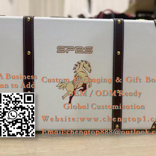 Luxury Mahjong Set Boxes: Vintage Trunk Gift Packaging for Game Sets - Rigid & Gift Boxes - ChengTop Packaging & P...