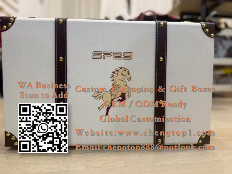 Luxury Mahjong Set Boxes: Vintage Trunk Gift Packaging for Game Sets</trp-post...