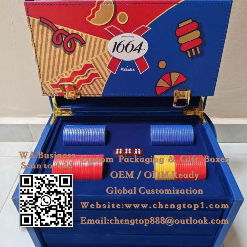Branded Promotional Game Sets: Custom Mahjong & Poker Gift Boxes for Beve...