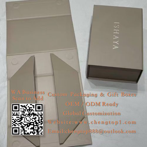 Magnetic Folding Gift Boxes: Collapsible Rigid Packaging for Premium Brands</t...