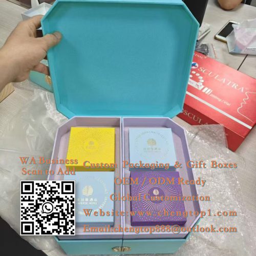 Hotel Mooncake Gift Boxes: Custom Festival Packaging with Inner Color Boxes</t...