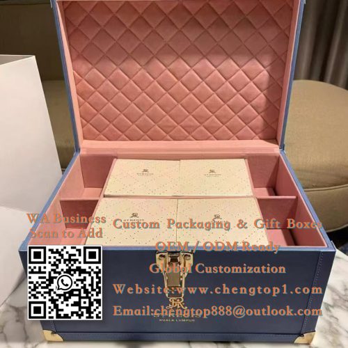 Luxury Hotel Trunk Gift Boxes: Afternoon Tea & Amenity Presentation Cases - Rigid & Gift Boxes - ChengTop Packagi...