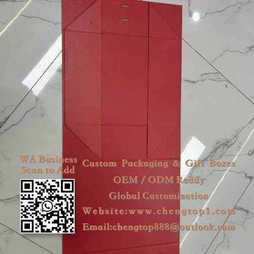 Foldable Magnetic Gift Boxes: Flat-Pack Rigid Boxes That Save Shipping Space</...