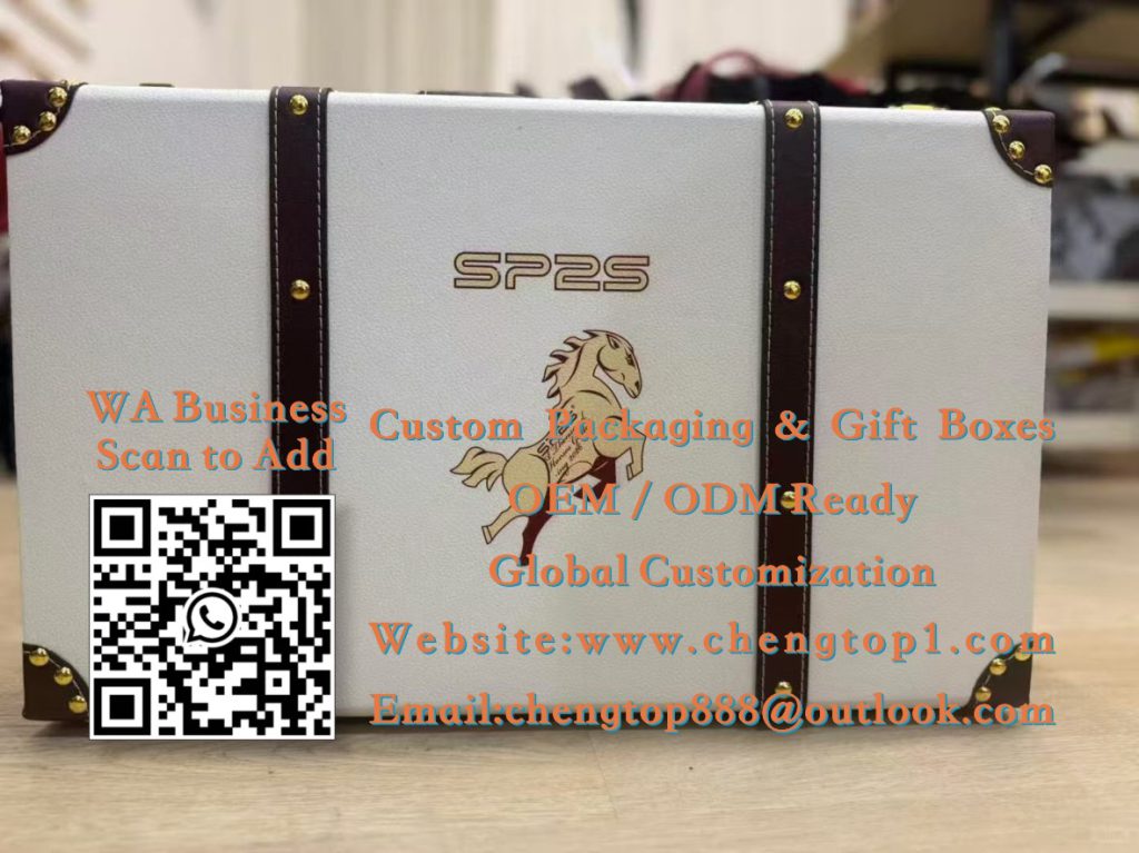 Luxury Leather Game Trunk Cases: White Rigid Briefcases for Mahjong, Tiles  ...